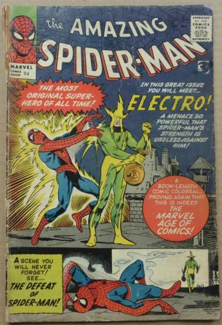 The Amazing Spider Man 9 Classic Silver Age With 1st Appearance Of