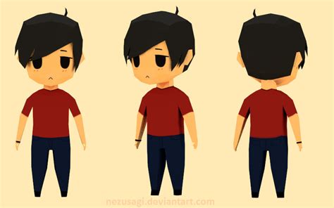 Low Poly Chibi Blender By Nezusagi On Deviantart