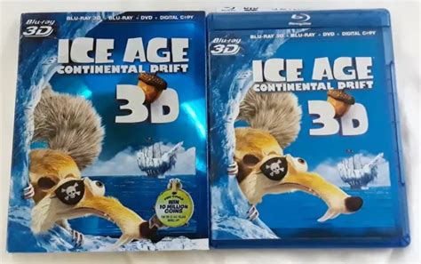 Ice Age Continental Drift 3d Blu Rayblu Raydvd See Pictures Discs
