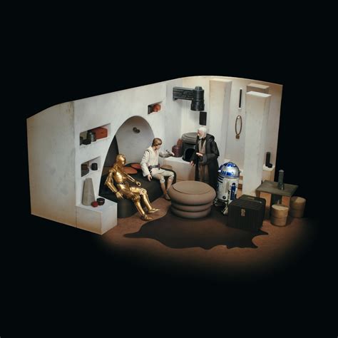 Obi Wan Kenobi s Hut Diorama STL Files Star Wars Black Etsy España