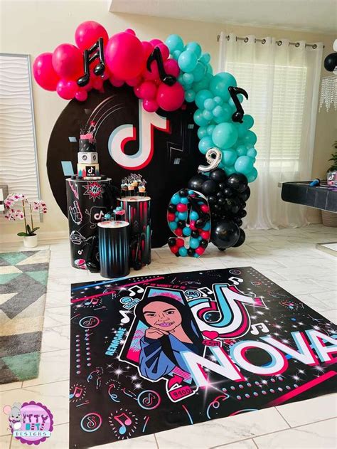 Tik Tok Birthday Party Ideas Photo 19 Of 20 In 2021 Birthday Party