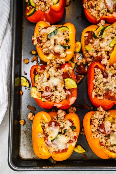 Turkey Stuffed Bell Peppers