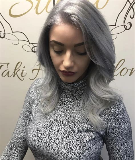 Silver Grey Professional Hair Color From Ugly Duckling