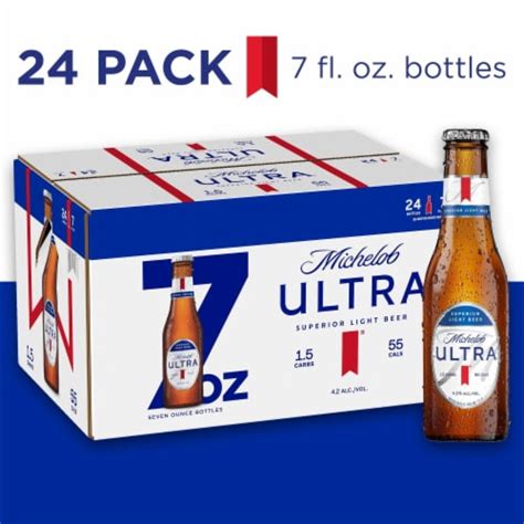 Michelob Ultra® Light Beer 24 Pack 7 Fl Oz Bottles 24 Bottles 7