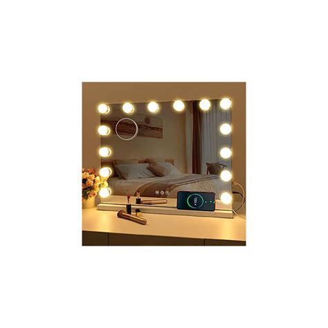 Fenchilin Vanity Mirror With Lights Hollywood Lighted Makeup