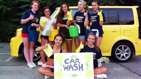 Cheerleaders Car Wash Going Green Lynnfield Ma Patch