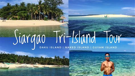Siargao Tri Island Tour Naked Island Daku Island And Guyam Island