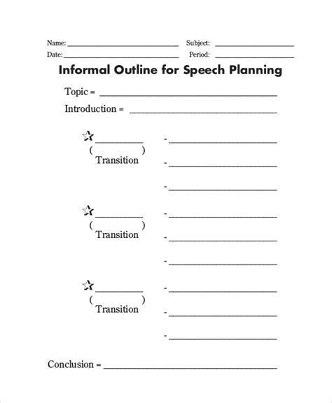Free 15 Sample Outline Templates In Pdf Ms Word Ppt