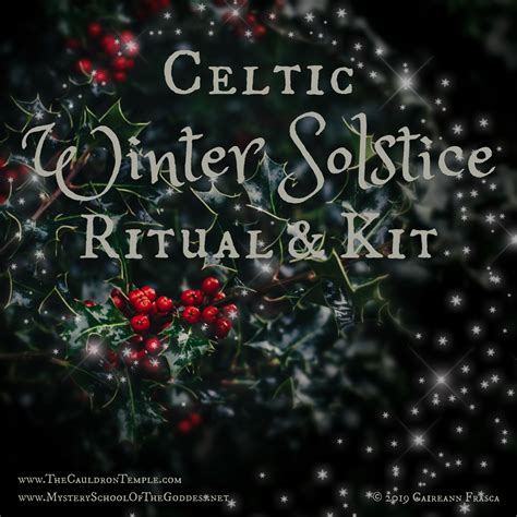 Sign Up For Celtic Winter Solstice Ritual And Kit