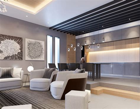 It is basically a dropped ceiling or we can say the second ceiling. villa interior on Behance | Ceiling design bedroom, Ceiling design modern, Fall ceiling designs ...