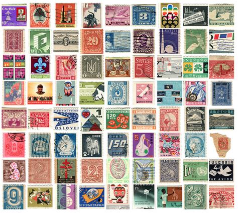 Material Archive Stationery Postage Stamp Design Postage Stamp