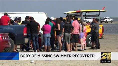 Body Of Missing Swimmer Recovered Youtube