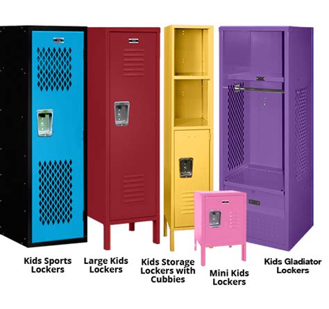 Enter the idea of a storage locker. Kids Lockers | Colorful Kids Storage Lockers for Bedrooms ...