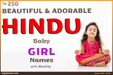 Beautiful And Adorable Hindu Baby Girl Names