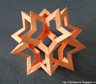 Nicolae Ene Origami Star Dodecahedron By Francesco Mancini