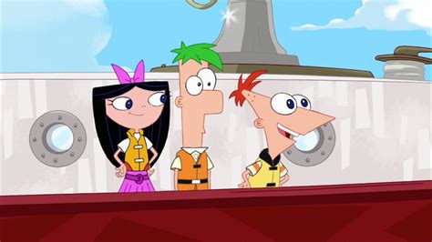Image Phineas Ferb And Isabella Get Ready For Their Voyage