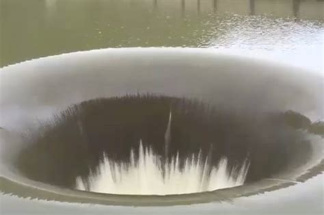 Weather News Glory Hole In California Lake Fills Up After Heavy Rain