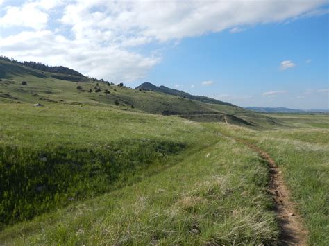 Typical Rolling Terrain On The Foothills Bench Trail