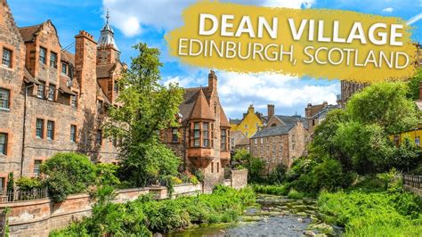 Edinburgh Scotland Exploring Dean Village And Circus Lane Travel Video