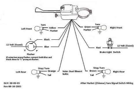 Wiring Diagram For Turn Signals With A Toggle Switch Definition