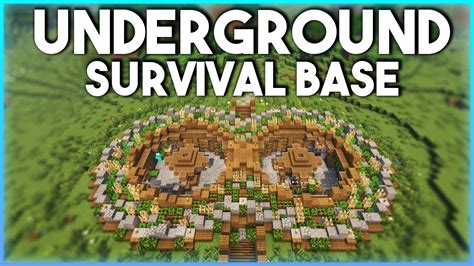 How To Build An Underground Survival Base Minecraft 117 Tutorial