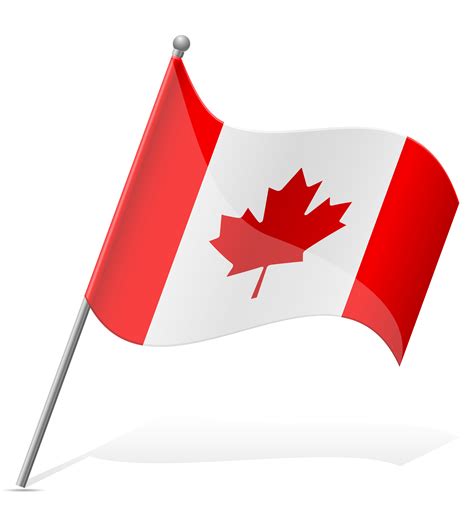 Flag Of Canada Vector Illustration 510252 Vector Art At Vecteezy
