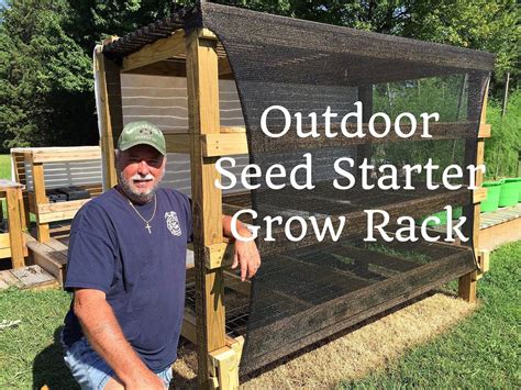 Hd Diy Outdoor Seed Starter Grow Rack Subscription Free Seed