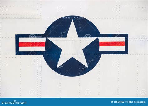 Símbolo De La Fuerza Aérea Americana Fotografía Editorial Imagen
