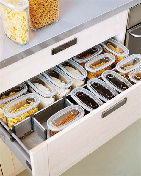 Whether you love being in the kitchen or getting in and out as quickly as you can, there are a number of ways you can organize your drawers and cabinets to make your time in. 35 Functional Kitchen Cabinet With Drawer Storage Ideas ...