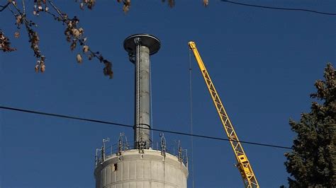 Top Of Robbinsdale Water Tower To Be Installed On Sunday Youtube