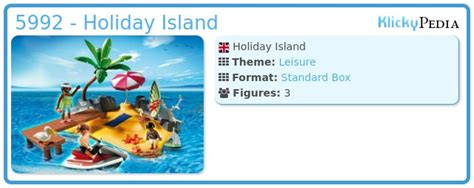playmobil set 5992 holiday island klickypedia