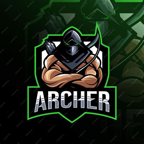 Premium Vector Archer Mascot Logo Esport Template