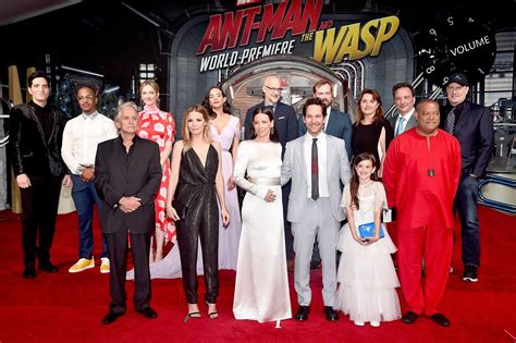 The Full Cast Ant Man And Wasp Cast At World Premiere Of Ant Man And