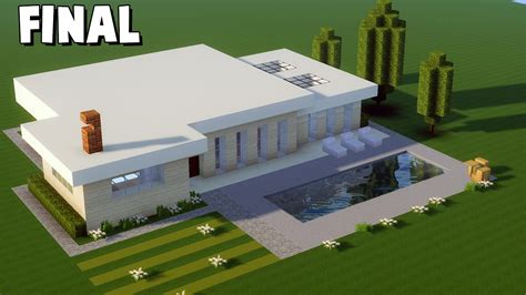 Minecraft Tutorial Casa Moderna Grande 331 Final ‹ Many › Youtube
