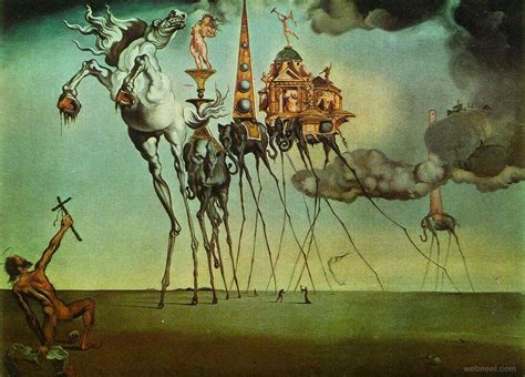 25 Famous Salvador Dali Paintings Surreal And Optical Illusion