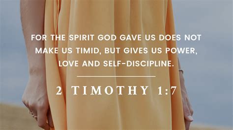 Verse Of The Day 2 Timothy 17 Idisciple