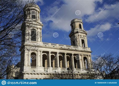 Church Of Saint Sulpice Paris France Stock Image Image Of Building