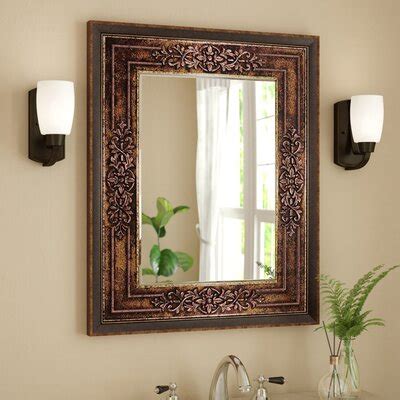 Generously sized as bathroom vanity mirrors, it is a perfect fit for a single or double vanity in your powder, guest, or master bathroom. Rectangle Pivot Mirror | Wayfair