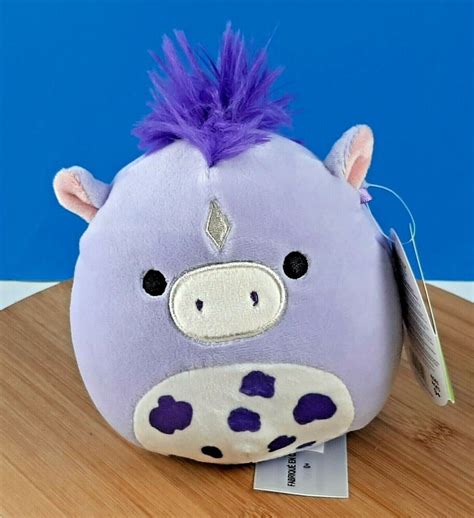 Squishmallows 5 Meadow The Purple Horse Plush Kellytoy Used Great