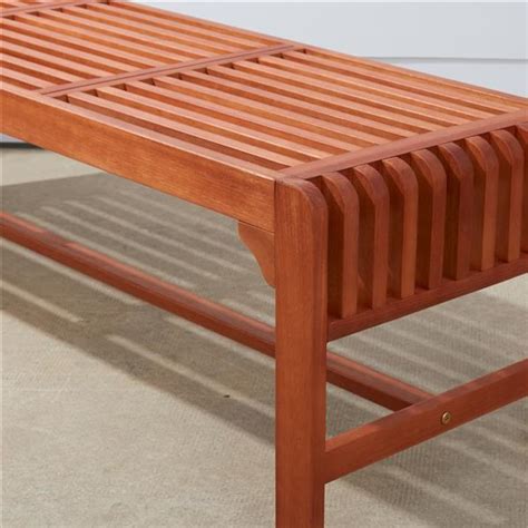 Vifah v1607 instruction manual and user guide. Vifah Malibu Outdoor Wood Backless Garden Bench, 5-ft ...