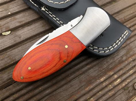 UK Legal Handmade Pocket knife with Micarta Handle