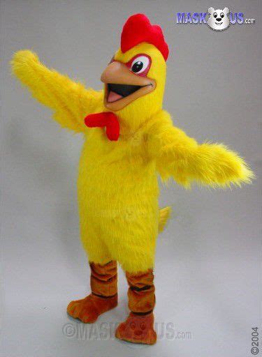 Yellow Chicken Deluxe Adult Size Chicken Mascot Costume 22051