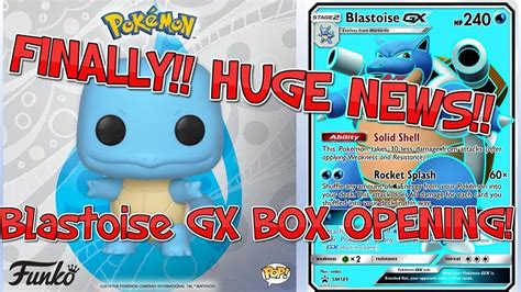 Finally Squirtle Funko Pop Announced Blastoise Gx Box Opening Youtube