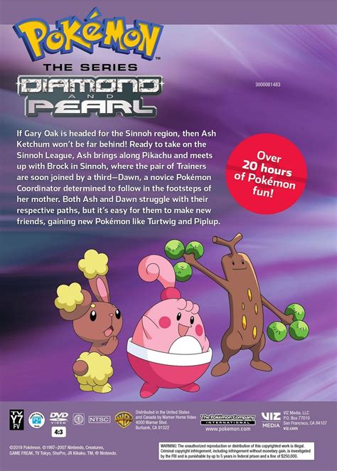 Pokémon Diamond And Pearl The Complete Season Dvd New 782009245926 Ebay