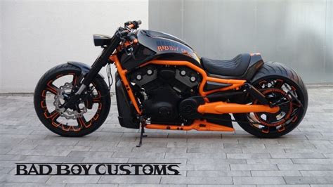 Harley Davidson V Rod Custom Bike By Bad Boy Customs