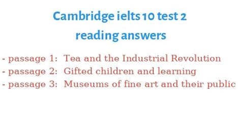 Ielts Reading Keywords Table Cambridge Ielts 10 Test 2 Ielts