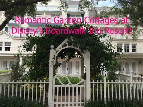 Garden Cottages At Disneys Boardwalk Inn Resort Hidden Gems