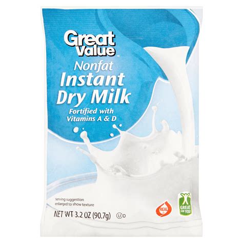 Great Value Nonfat Instant Dry Milk 32 Oz