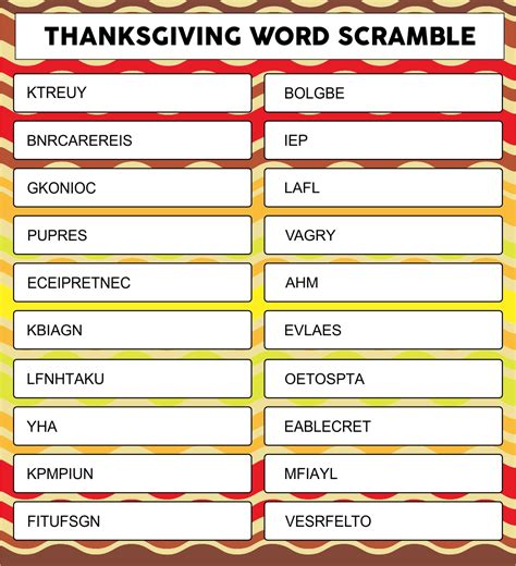 10 Best Thanksgiving Words Printable Pdf For Free At Printablee