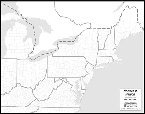 Eastern States Blank Map Maplewebandpc Northeast United States Map